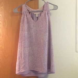 100% Silk Banana Republic Lavender top